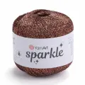 Пряжа Sparkle YarnArt, бронзовый - 1351, 60% полиэстер металлик, 40% полиамид, 6 мотков, 25 г, 160 м.