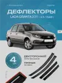 Дефлекторы на окна LADA GRANTA седан 2011-2025, ветровики на двери Granta FL