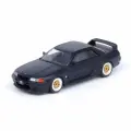 Машинка INNO64 1/64 Nissan Skyline GT-R R32 Matt Black The Diecast Company Special Edition Diecast Scale Model Car