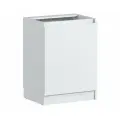 Кухонный модуль напольная тумба столплит Леон ЛНС-60 Белый, 50х81х46 см