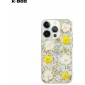 Чехол Flowers для iPhone 14 PRO, желтый