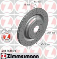 Тормозной диск Zimmermann 400.3688.20 Mercedes-Benz: 1664230312 Mercedes-Benz Gl-Class (X166). Mercedes-Benz Gle