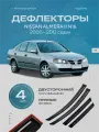 Дефлекторы боковых окон для NISSAN ALMERA N16 2000-2012, черные