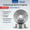 Тормозные диски задние КИА РИО 3 (10-17), KIA RIO 3, хендай гетц (01-11), HYUNDAI GETZ , E105780E