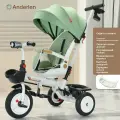 Детский трехколесный велосипед Anderlen, складной, 3 колеса, с музыкой и освещением, для 1-6 лет