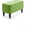 Банкетка пуф MONOFIX БУНО в прихожую, спальню, экокожа салатовый