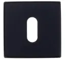 Накладка под ключ буратино на квадратном основании Fratelli Cattini KEY DIY 8-NM матовый черный 2 шт