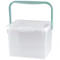 Коробка для хранения Econova 431226301 с крышкой 5.3 л 1 белый 16.2 см 23.5 см 1 шт. 5.3 л 21 см отсутствует