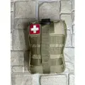 Аптечка, тактическая, хаки, водонепроницаемая, 4 отделения, 1 шт
