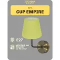 Бра настенный CUP EMPIRE 33 Идеи BASIC Золотая патина / Салатовый, цоколь E27, с абажуром WLL.402.01.01. AB-CL.03