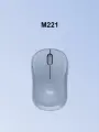 Беспроводная мышь Logitech M221, бесшумное нажатие, 1000 т/д, голубая