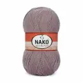 Пряжа Super Inci Narin, Nako, виноградный сок - 10155, 25% шерсть, 75% акрил, 5 мотков, 100 г, 540 м.