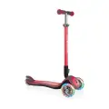 Самокат Globber Elite Deluxe Lights красный Красный