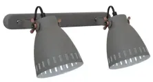 Настенный светильник Camelion WML-428-2 C08 Cерый New York,2х E27, 40Вт, 230В, металл)