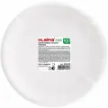 Упаковка 2 шт. Одноразовые тарелки плоские, комплект 100 шт, пластик, d=220 мм, стандарт, белые, ПП, холодное/горячее, LAIMA, 602649