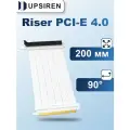 Riser кабель Upsiren 200 мм PCI-E 4.0 90 градусов Белый