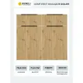 Beneli Комплект фасадов для тумбы с 2 ящиками и дверцами Color 79,6х71,6 см, Дуб дикий