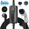 AFYEEV 3,6 кВт Type2 EV Портативное зарядное устройство 16A 1 фаза Type1/GB/T разъем Wallbox Зарядная станция для электромобиля, 3.5m GBT