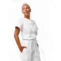 Комбинезон на кнопках, медицинский, белый