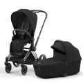 Детская коляска 2в1 Cybex Priam IV Rose Gold, цвет Sepia Black (Чёрный), артикул производителя 523001473
