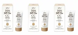 Belita СС-Крем для лица MILK LINE Сияние совершенства 10в1, SPF 15, Протеины молодости, 30 мл, 3 шт