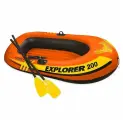 Надувная лодка Intex Explorer 200, насос, весла, 185x94x41 см