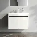 Тумба под раковину AM.PM Pulse подвесная 75 см, с дверками, белый глянец