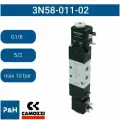 Распределитель электропневматический, 3N58-011-02, Camozzi (аналог 358-011-02)