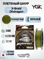 Шнур PE YGK X-Braid Ohdragon X4 150м, 2.0, Цветная, 28lb