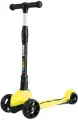 Детский трехколесный самокат MS-925 NEO желтый складной со светящимися колесами