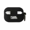 Чехол Lagerfeld Silicone case with ring NFT 3D Karl для Airpods Pro 2 (2022), черный