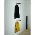 Вешало (вешалка настенная) рейл консольный в стиле лофт, MONO furniture, серия ONE LINE 102 см x 30 см, 4 крючка