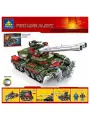 Конструктор Kazi Военные Танк Красная угроза, 619 деталей