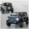 Ford Bronco Форд (1:24) 22 см металл инерция открываются двери, капот, багажник и бензобак, складываются зеркала, со световыми и звуковыми эффектами