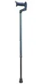 Трость Тривес CA833l4, с ортопедической ручкой, серебристая
