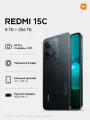Смартфон Xiaomi Redmi 15C RU 8/256 Гб, Dual nano SIM, Midnight Black, черный