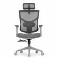 Кресло компьютерное FALTO STAR OFFICE ERGO 3 (3D поясничный упор,3D подлокотник 5D подголовник, сетка, ткань, серый)