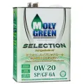 Масло моторное синтетическое MOLYGREEN SELECTION SP/GF-6A 0w20, 4л. артикул: 0470076