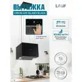 Вытяжка кухонная островная LAUF ORION 400 ISLAND BLACK/50 см/производительность 1030м3/ч, низкий уровень шума.
