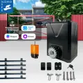 NI600Z Комплект привода для откатных ворот. Управление: Smart Life, Алиса, Маруся, Пульт, Умный дом. + сигнальная лампа + зубчатая нейлоновая рейка - 5шт
