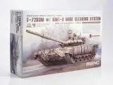 Сборная модель танка MENG, 1:35, Т-72Б3М с тралом KMT-8, 1200 деталей, для моделирования и коллекции