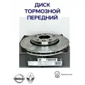 Диск тормозной MILES K000298, для Renault Duster/Fluence/Laguna/Arkana/Scenic/Megane/Nissan Terrano
