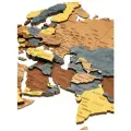 Многоуровневая карта мира 3D 160х85, см Rezlazer/ Географическая карта мира/ Декорация настенная/Карта мира из дерева, Classic