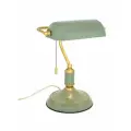 Светильник настольный HT-717GR, ARTSTYLE, зеленый/латунь, металлический, E27