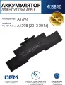 Аккумулятор (модель акб A1494) для Apple Macbook Pro 15, A1398 (2013-2014) (качество OEM) Li-lon
