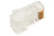 Коннектор Lanmaster (TWT-PL45-8P8C/JR100) UTP кат.5E RJ45 прозрачный (упак:100шт)
