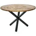 Обеденный стол из массива, АГВИД, круглый, для кухни, в гостиную