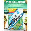 Гейнер BIGSNT BIG GAINER 1.5 кг. для набора мышечной массы и веса, высокобелковый коктейль