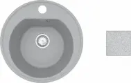 Мойка для кухни каменная врезная круглая AV ENGINEERING Richi (AV510510RGRA)