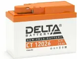 Аккумулятор мото DELTA AGM CT 12026 2,5Ah 45A обратная полярность (100х50х87) мотоцикла